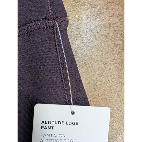Athleta Altitude Edge Pants Womens M Purple Straight Leg High Waisted Athletic - Picture 4 of 5